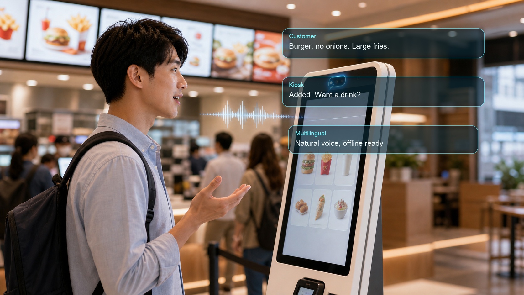 Self-Service Kiosk scene
